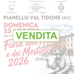 Adesione Fiera Arti e Mestieri 2026 – Rappresentazione Mestiere + Vendita prodotti